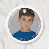 校年記念の写真 フェイバータグ (正面)