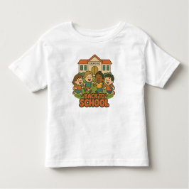 校庭の子供たち トドラーTシャツ