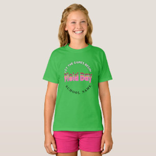 校庭の日緑の色チーム応援分隊 Tシャツ