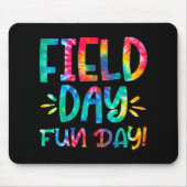 校庭デイおもしろい絞り染めフィールドデイ2022ティーシュ マウスパッド (正面)