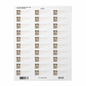 校書名ラベルペット写真テンプレートかわいい ラベル (フルシート)