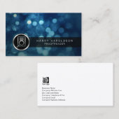 校正者はっきりした紙ガラスアイコン発行 名刺 (正面/裏面)