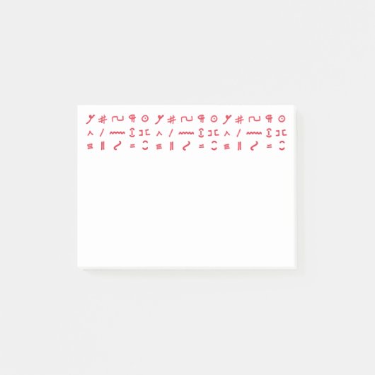 校正記号のポスト・イット ポストイット (正面)