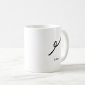 校正記号のマグ -- 削除 コーヒーマグカップ (正面右)