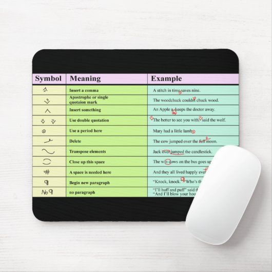 校正記号 マウスパッド (マウス)