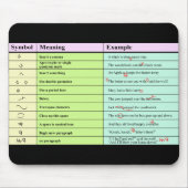 校正記号 マウスパッド (正面)