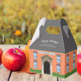 校舎のパーソナライズされたギフトボックス フェイバーボックス