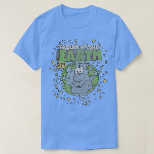 校舎ロックフレンド・オブ・ザ・アース Tシャツ (デザイン正面)