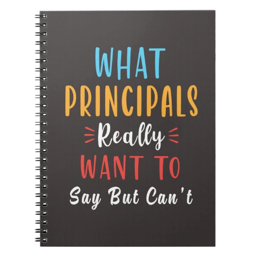 校長が本当に言いたいのは言えないこと ノートブック (正面)