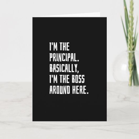 校長です カード (正面)