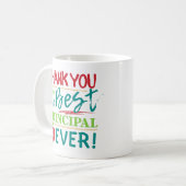 校長になってくれて最高のありがとう コーヒーマグカップ (正面左)