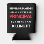 校長になるとは夢にも思わなすごいカッコいいい 缶クーラー (正面)