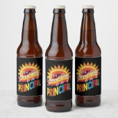 校長になる新学期だ ビールラベル (ボトル)