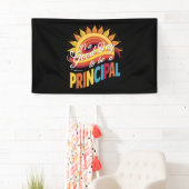 校長になる新学期だ 横断幕 (インサイチュ)