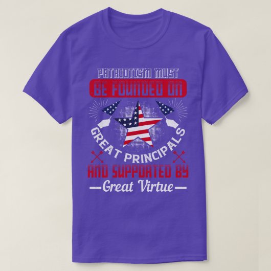 校長に基づく愛国心 Tシャツ (デザイン正面)