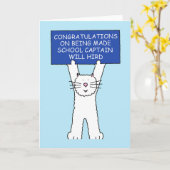 校長に就任おめでとう カード (黄色い花)