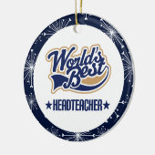 校長のギフトのオーナメント セラミックオーナメント (左)