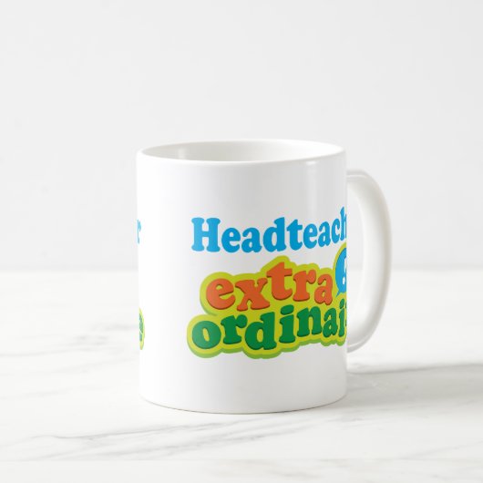 校長の非凡なギフトのアイディア コーヒーマグカップ (正面右)