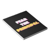 校長を恐れる ノートパッド (アングル)