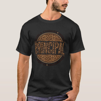 校長ヒョウ学校職員 メッセージカード Tシャツ