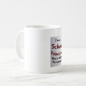 校長先生お前の超大国を気にする コーヒーマグカップ (正面左)