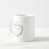 校長先生お疲れ様記念ギフト コーヒーマグカップ (正面左)