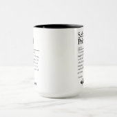 校長先生の定義のオリジナルグッズ マグカップ (中央)