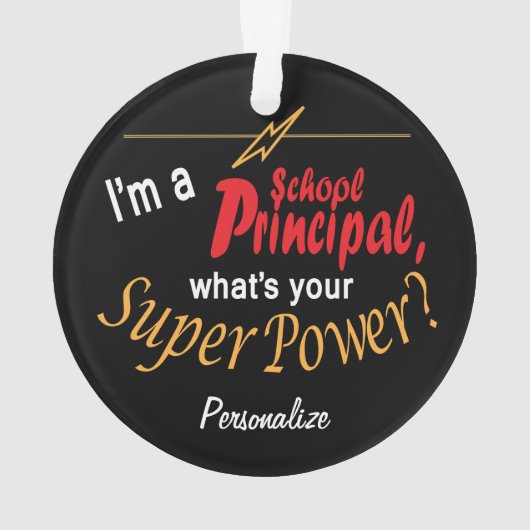 校長先生の超大国は?💪 オーナメント (裏面)