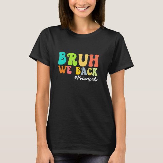 校長先生を戻すT学校の初日 Tシャツ (正面)