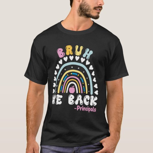 校長先生を戻すT学校の初日 Tシャツ (正面)