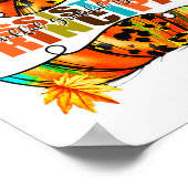 校長先生，感謝の賛美秋に ポスター (角)