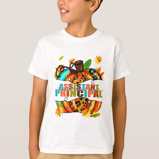 校長先生,感謝の賛美秋に Tシャツ (正面)