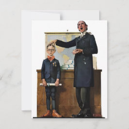 校長先生 – Norman Rockwell シーズンカード