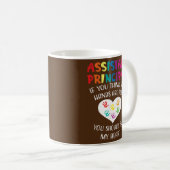 校長助手かわいい先生 コーヒーマグカップ (正面右)