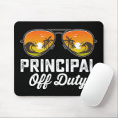 校長勤務外サングラス最終日 マウスパッド (マウス)