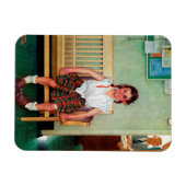 校長室の外 マグネット (横)