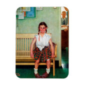 校長室の外 マグネット (縦)