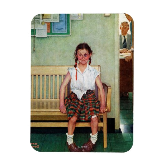 校長室の外 マグネット (縦)