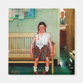 校長室の外 マグネット (正面)