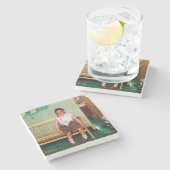 校長室外又は更衣 ストーンコースター (横)