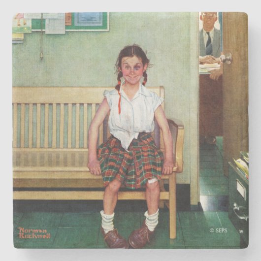 校長室外又は更衣 ストーンコースター (正面)