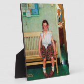 校長室外又は更衣 フォトプラーク (側面)