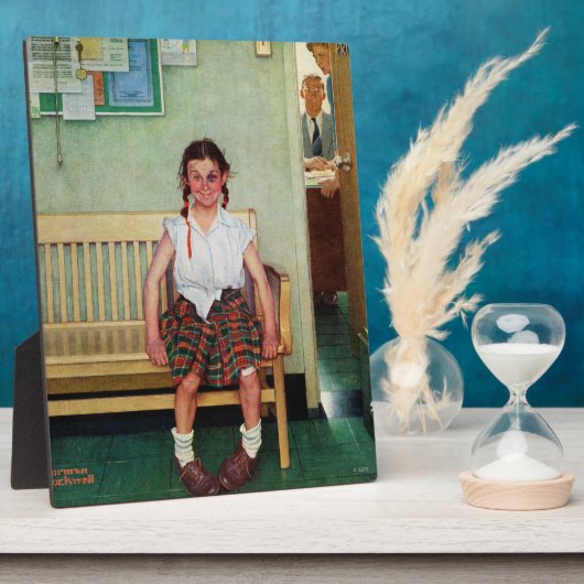 校長室外又は更衣 フォトプラーク (側面)