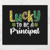 校長時代には幸運だったセント・パトリックの日 ビールラベル (シングルラベル)