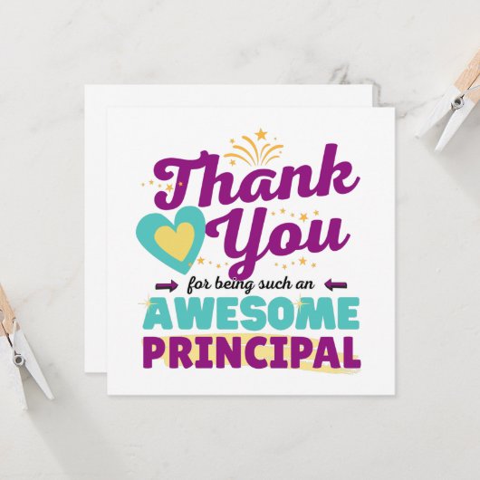 校長素晴らしありがとう校長 カード (正面/裏面インサイチュ)