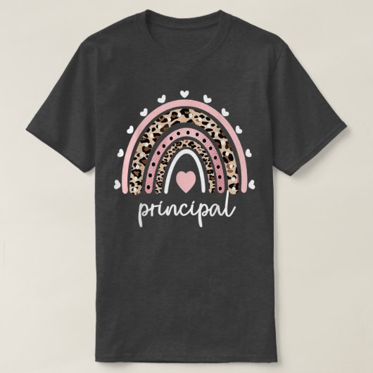 校長虹の鑑賞校長 Tシャツ (デザイン正面)