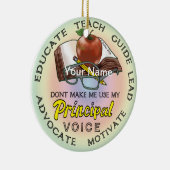 校長音声オーナメント セラミックオーナメント (右)