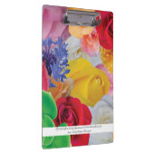 校長-クリップボードのための花のコラージュ、 クリップボード (右)