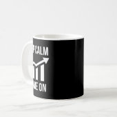 株おもしろい保取引トレーダーの落ち着いた取引 コーヒーマグカップ (正面左)