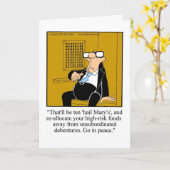 株おもしろい式市場ユーモアカ空白のード カード (黄色い花)